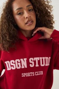 DSGN Studio Sweat À Casynthétiqueche Oversize Avec Appliqué<Femme Sweats À Capuche Et Sweats|Dsgn Studio