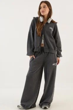 DSGN Studio Sweat À Casynthétiqueche Oversize Zippé Imprimé Collegiate<Femme Sweats À Capuche Et Sweats|Dsgn Studio
