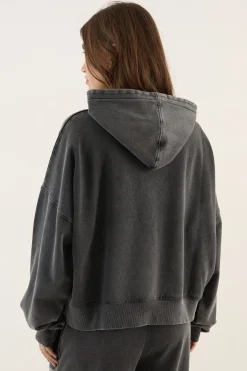 DSGN Studio Sweat À Casynthétiqueche Oversize Zippé Imprimé Collegiate<Femme Sweats À Capuche Et Sweats|Dsgn Studio