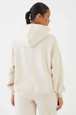 DSGN Studio Sweat À Casynthétiqueche Oversize Avec Appliqué<Femme Tons Neutres|Sweats À Capuche Et Sweatshirts
