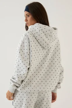 Sweat À Casynthétiqueche Oversize Dsgn Studio À Pois Avec Appliqué