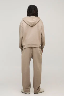 Sweat à Casynthétiqueche Oversize Boxy avec Fermeture Éclair Intégrale Basique