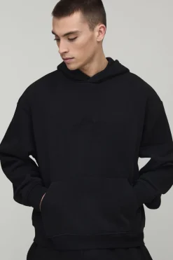 Sweat à Casynthétiqueche Oversize Boxy Signature BM Basic