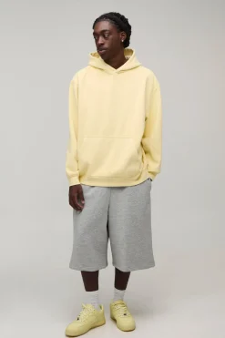 boohooMAN Sweat À Casynthétiqueche Oversize Délavé À Enfiler<Homme Sweats À Capuche Et Sweatshirts|Sweats À Capuche Et Sweats