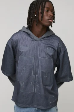boohooMAN Sweat À Casynthétiqueche Oversize Délavé À Enfiler<Homme Sweats À Capuche Et Sweatshirts|Sweats À Capuche Et Sweats