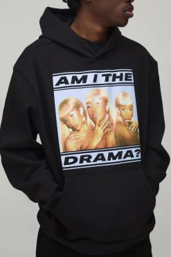 Sweat à Casynthétiqueche Oversized Cardi B Imprimé License