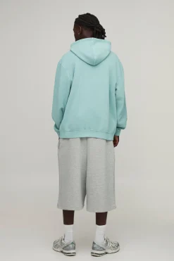 boohooMAN Sweat À Casynthétiqueche Oversize Délavé À Enfiler<Homme Sweats À Capuche Et Sweatshirts|Sweats À Capuche Et Sweats