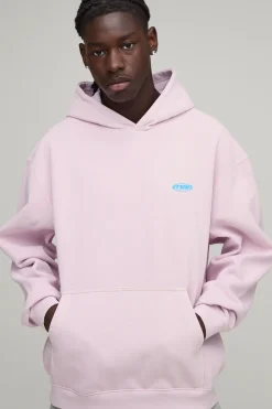 Sweat À Casynthétiqueche Oversize Homme Délavé Sport À Enfiler