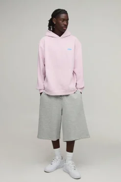Sweat À Casynthétiqueche Oversize Homme Délavé Sport À Enfiler
