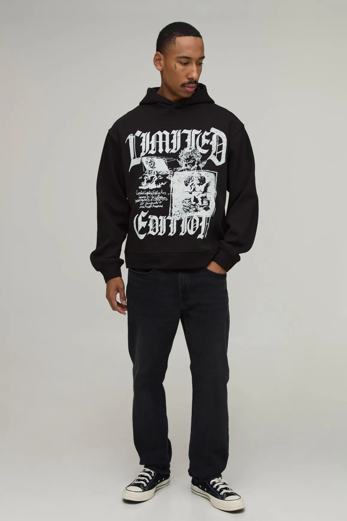 Sweat À Casynthétiqueche Oversize Imprimé Renaissance