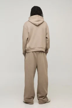 Sweat à Casynthétiqueche Oversize Boxy Basique