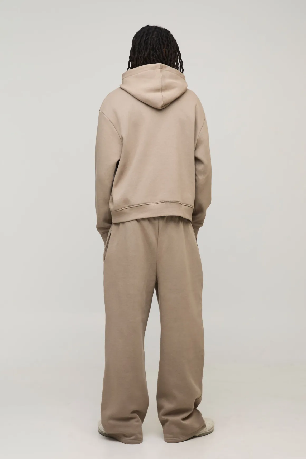 Sweat à Casynthétiqueche Oversize Boxy Basique