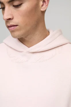 Sweat à Casynthétiqueche Oversize Boxy Lourd avec Finition Floquée Smart