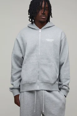 Sweat À Casynthétiqueche Oversize Ample Édition Limitée Avec Fermeture Éclair Tall