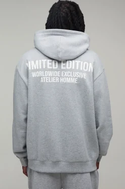boohooMAN Sweat À Casynthétiqueche Oversize Édition Limitée Grande Taille<Homme Tout Afficher|Survêtements