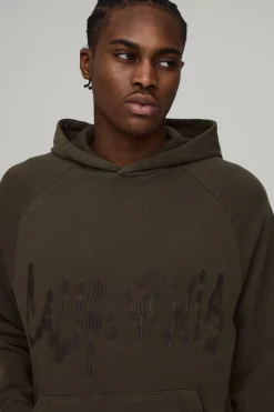 Sweat À Casynthétiqueche Oversize Grand Format Imprimé Renaissance Effet Délavé Spray