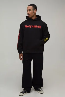 Sweat À Casynthétiqueche Oversize Sous Licence Iron Maiden