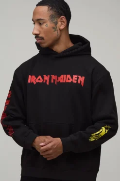 Sweat À Casynthétiqueche Oversize Sous Licence Iron Maiden