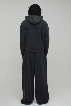 Sweat À Casynthétiqueche Oversize Zippé Effet Délavé Essentiel Tall