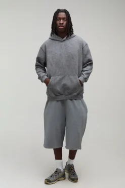 boohooMAN Sweat À Casynthétiqueche Oversize Linkin Park Imprimé Licence Délavage Acide<Homme Sweats À Capuche Et Sweatshirts|Sweats À Capuche Et Sweats