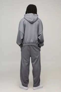Sweat À Casynthétiqueche Oversize Coupe Boxy Épaules Tombantes Manches Chauve-souris