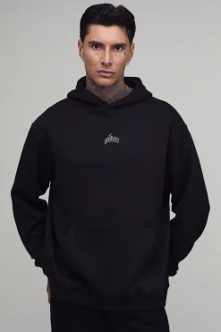 boohooMAN Sweat À Casynthétiqueche Oversize Imprimé Étoiles Pour Grand<Homme Tout Afficher|Sweats À Capuche Tall