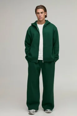 boohooMAN Sweat À Casynthétiqueche Oversize Essentiel Avec Fermeture Éclair Intégrale<Homme Sweats À Capuche Et Sweatshirts|Sweats À Capuche Et Sweats