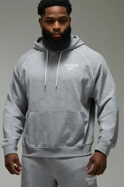 Sweat À Casynthétiqueche Oversize Boxy Avec Passepoil Training Dept