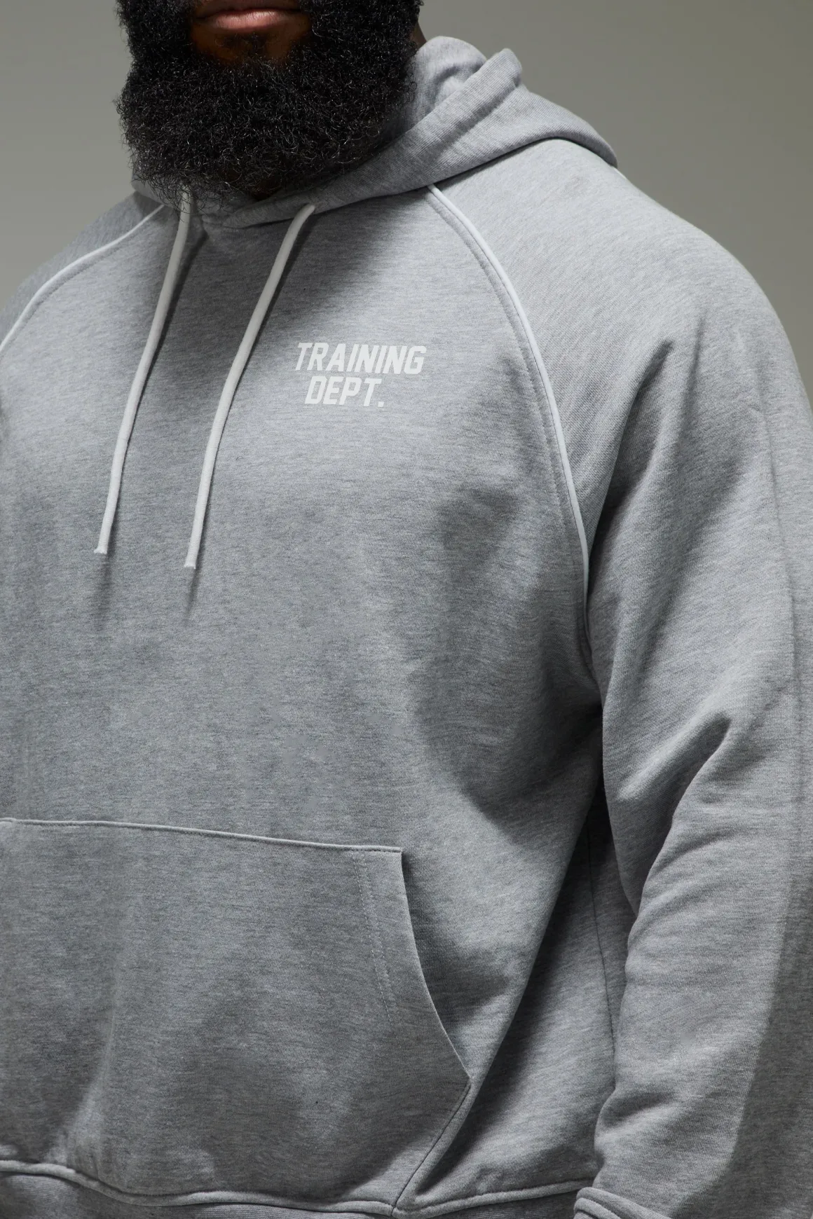 Sweat À Casynthétiqueche Oversize Boxy Avec Passepoil Training Dept