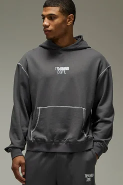 Training Dept. Sweat à Casynthétiqueche Oversize Training Dept à Coutures Contrastées<Homme/Femme Tout Afficher|Tout Afficher Activewear