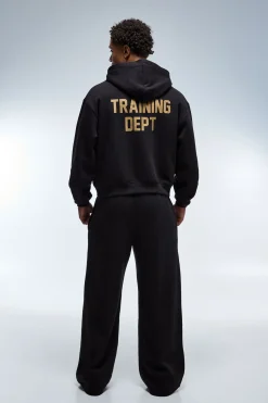 boohooMAN Sweat À Casynthétiqueche Oversize Doré Training Dept<Homme/Femme Tout Afficher Activewear|Survêtements