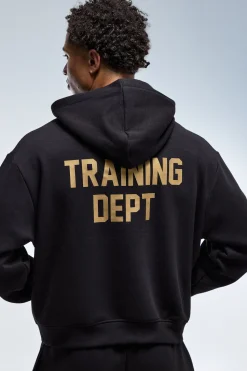 boohooMAN Sweat À Casynthétiqueche Oversize Doré Training Dept<Homme/Femme Tout Afficher Activewear|Survêtements