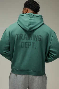 Sweat à Casynthétiqueche Oversize Délavé Training Dept