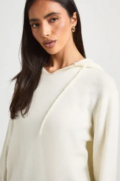 boohoo Sweat À Casynthétiqueche Oversize En Maille Douce<Femme Pulls Et Gilets|Toutes Les Mailles