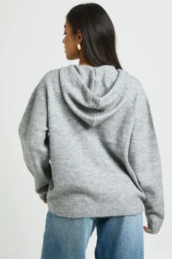 boohoo Sweat À Casynthétiqueche Oversize En Maille Douce Petite<Femme Pulls Oversize|Pulls Et Gilets