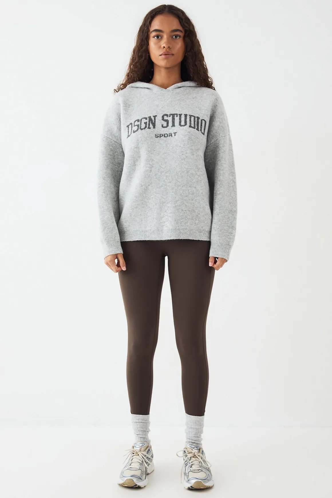 Sweat à Casynthétiqueche Oversize Tricoté DSGN Studio