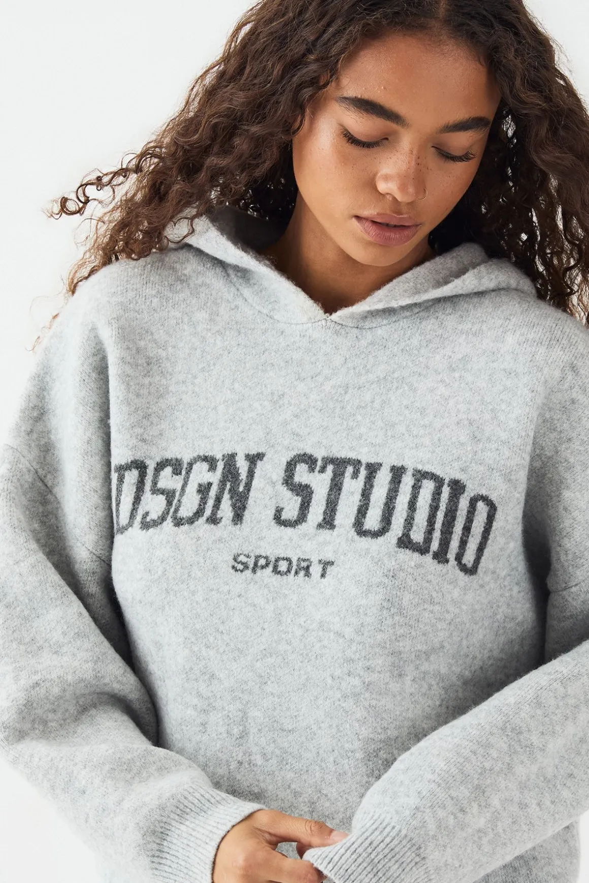 Sweat à Casynthétiqueche Oversize Tricoté DSGN Studio