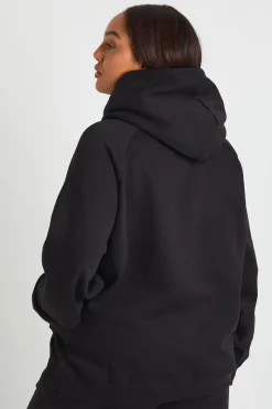 Sweat à Casynthétiqueche Oversize Plus Core Basic avec Coutures Raglan