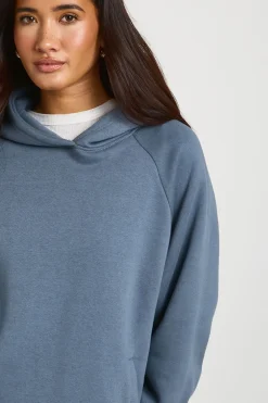 Sweat à Casynthétiqueche Oversize avec Coutures Raglan