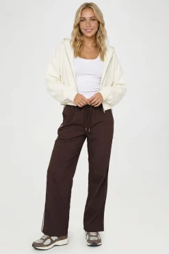 Sweat À Casynthétiqueche Oversize Zippé À Manches Ballon Bouffantes