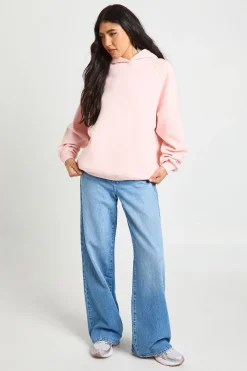 Sweat à Casynthétiqueche Oversize Grande Taille avec Coutures Raglan