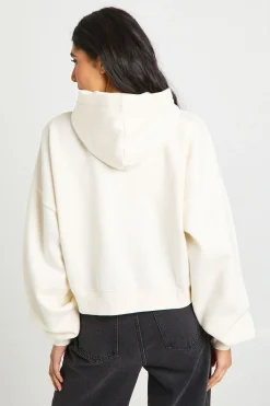 boohoo Sweat À Casynthétiqueche Oversize Long Avec Fermeture Éclair Et Manches Ballon Bouffantes<Femme Sweats À Capuche Et Sweatshirts|Basiques