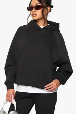 boohoo Sweat à Casynthétiqueche Oversize à Coutures Raglan Petite<Femme Sweats À Capuche Et Sweatshirts|Basiques