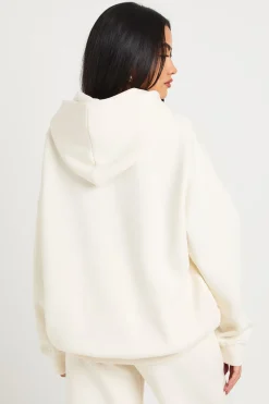 boohoo Sweat À Casynthétiqueche Oversize Avec Appliqué Ath<Femme Sweats À Capuche Et Sweats|Athleisure