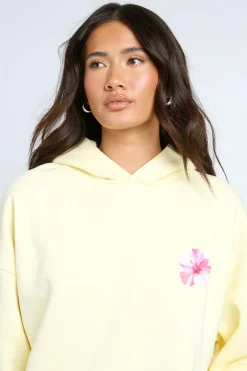boohoo Sweat À Casynthétiqueche Oversize Imprimé Coquillages<Femme Sweats À Capuche Et Sweats|Athleisure
