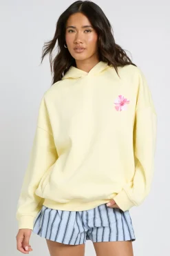 boohoo Sweat À Casynthétiqueche Oversize Imprimé Coquillages<Femme Sweats À Capuche Et Sweats|Athleisure