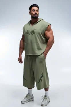 Sweat À Casynthétiqueche Sans Manches Boxy Col En V Homme Active