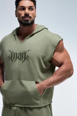 Sweat À Casynthétiqueche Sans Manches Boxy Col En V Homme Active