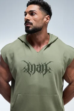 Sweat À Casynthétiqueche Sans Manches Boxy Col En V Homme Active
