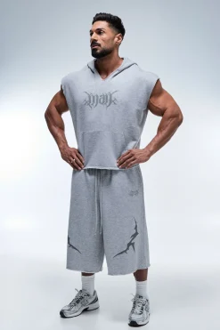 boohooMAN Sweat À Casynthétiqueche Sans Manches Boxy Col V Homme Active<Homme/Femme Tout Afficher Activewear|Survêtements